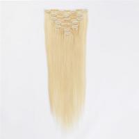 China indian remy human hair clips in suppliers QM100